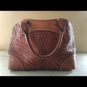 Cole Haan woven hand bag